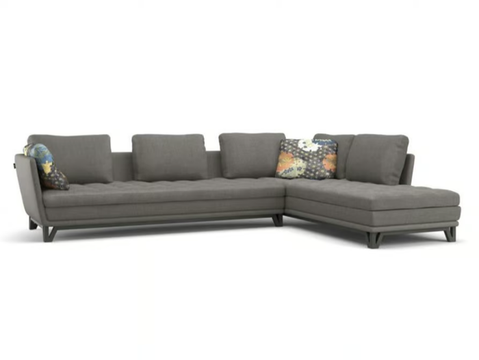 LITTORAL II - Corner 4 seater fabric sofa _ Roche Bobois